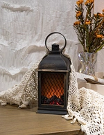 LED flameless fireplace