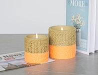 led wax candle unique