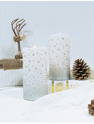 flickering flameless candle