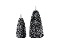LED holiday 3D flame wax candle