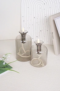 led candle glass light  led light