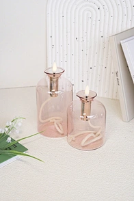 led candle glass light  led light