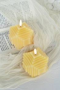 led wax candle unique