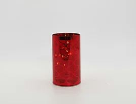 LED glass tube with string light