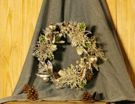 Christmas Wreath with LED light chain