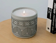 unique led wax candle