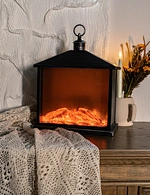 LED flameless fireplace