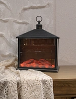 LED flameless fireplace