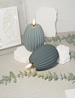 led light led candle night light cement light wax candle