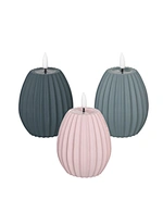 led light led candle night light cement light wax candle
