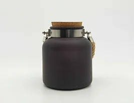Glass Jar with rotating light