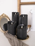 4Pcs Flameless Flickering Candles