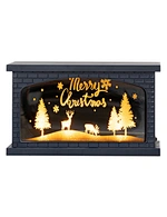 LED flameless fireplace
