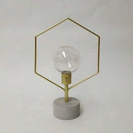 metal led push light