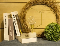 metal led push light