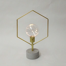 metal led push light