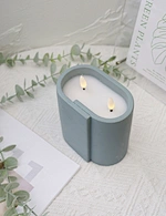 led light led candle night light cement light wax candle