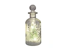LED glass bottle with xmas tree deco