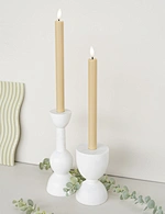 LED Plastic Taper Candle