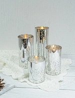 LED glass candle