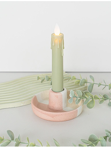 plastic taper candles