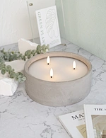 led flickering wax candle