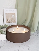 led flickering wax candle