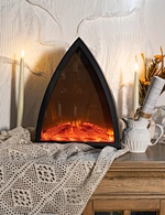 LED flameless fireplace