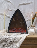 LED flameless fireplace