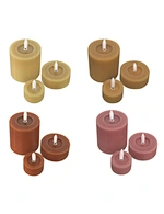 flameless led wax candles