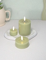 flickering flameless candles