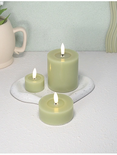 flickering flameless candles