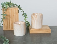 led flameless wax candles