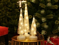 LED glass tree