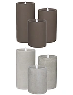 led light led candle night light cement light wax candle