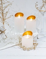 flickering candles