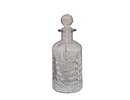 LED glass bottle with xmas tree deco