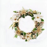 Christmas Wreath with LED light chain