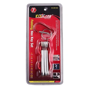 8PC Aluminium Folding Ball Point Hex Key Set