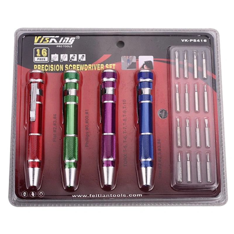20PC Aluminium Screwdriver Holder & Bits Set