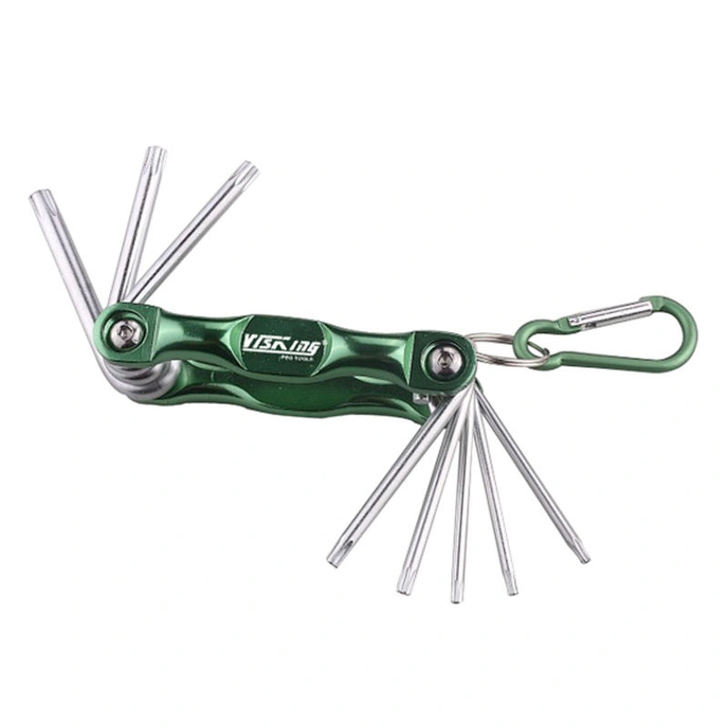 8PC Aluminium Folding Torx Key Set