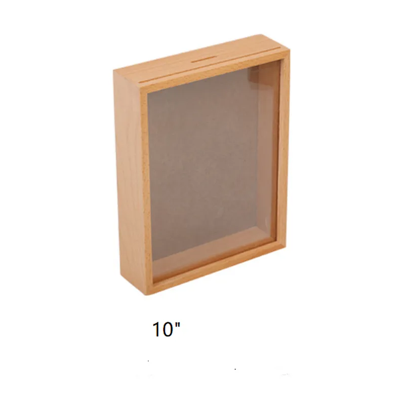 Wooden Coin Saving &Photo Stand