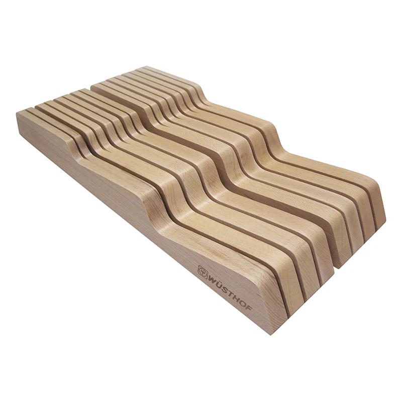 In Drawer Tray Knife Storage, One Size, Natural Wood
