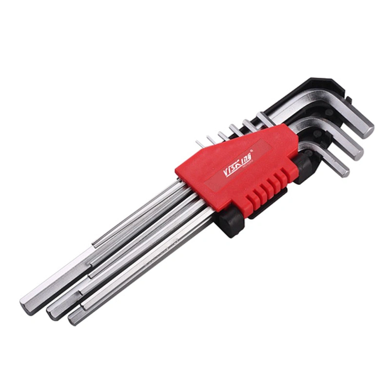 9pc Extra long arm hex key set