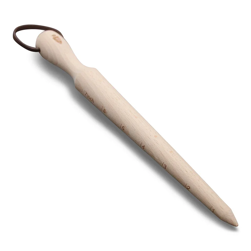 Solid Wood Seed Dibber Tool for Planting Seeds Bulbs and Plants