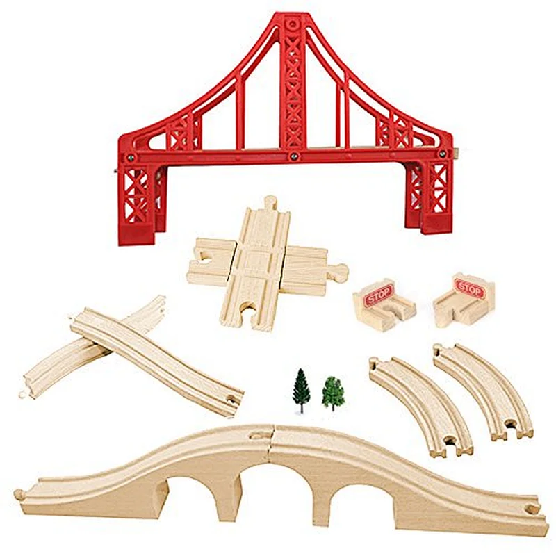 Wooden Train Tracks