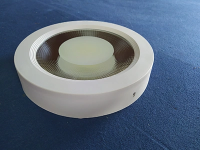 round Ceiling light aluminum and platic housing