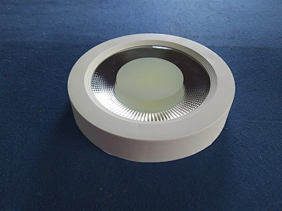 round Ceiling light aluminum and platic housing
