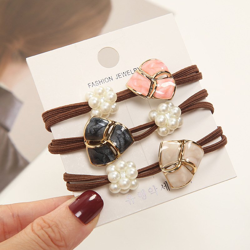 Hair Tie - Minimalist, Sweet, Transparent, Coil, Cartoon, High Elasticity (Model 068)