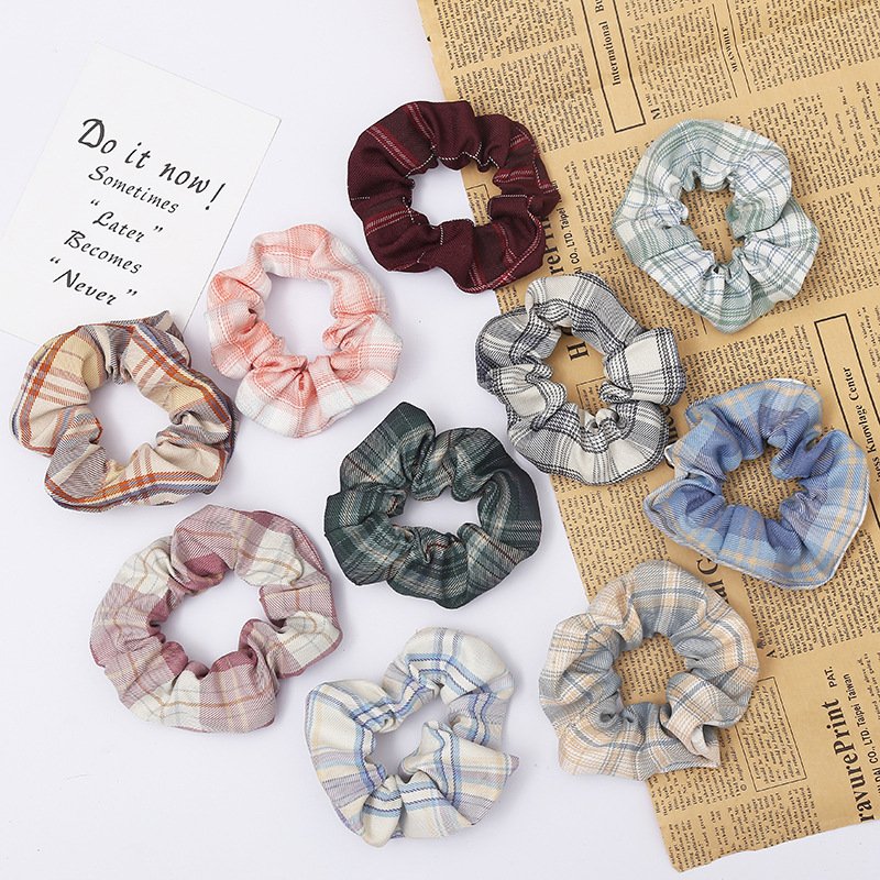 Scrunchie Hair Tie - Solid Color, Minimalist, Elegant, Flattering (Model 084)